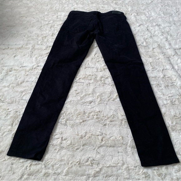 AG Adriano Goldschmied Women's Size 25 Black The Stevie Slim Straight Ankle Jean - Picture 5 of 5